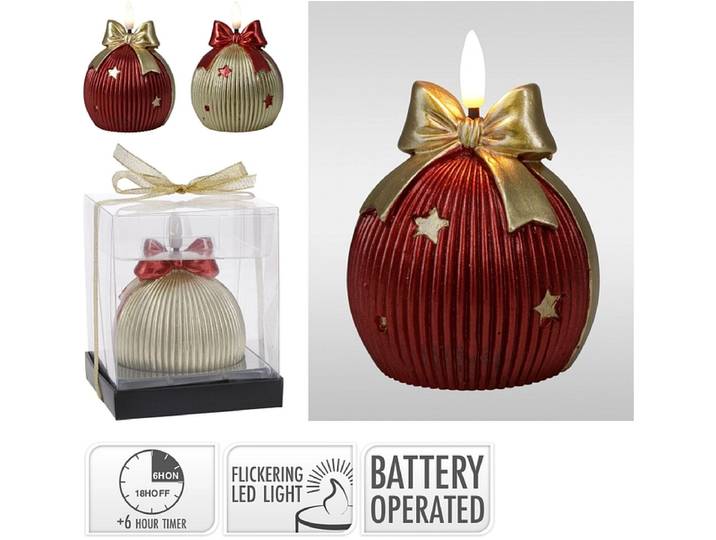 LED-Kerze MERRY 1 Stück parfümfrei