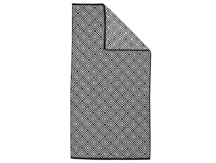 DONE Drap de douche Diamond - 70x140 cm - Noir et blanc