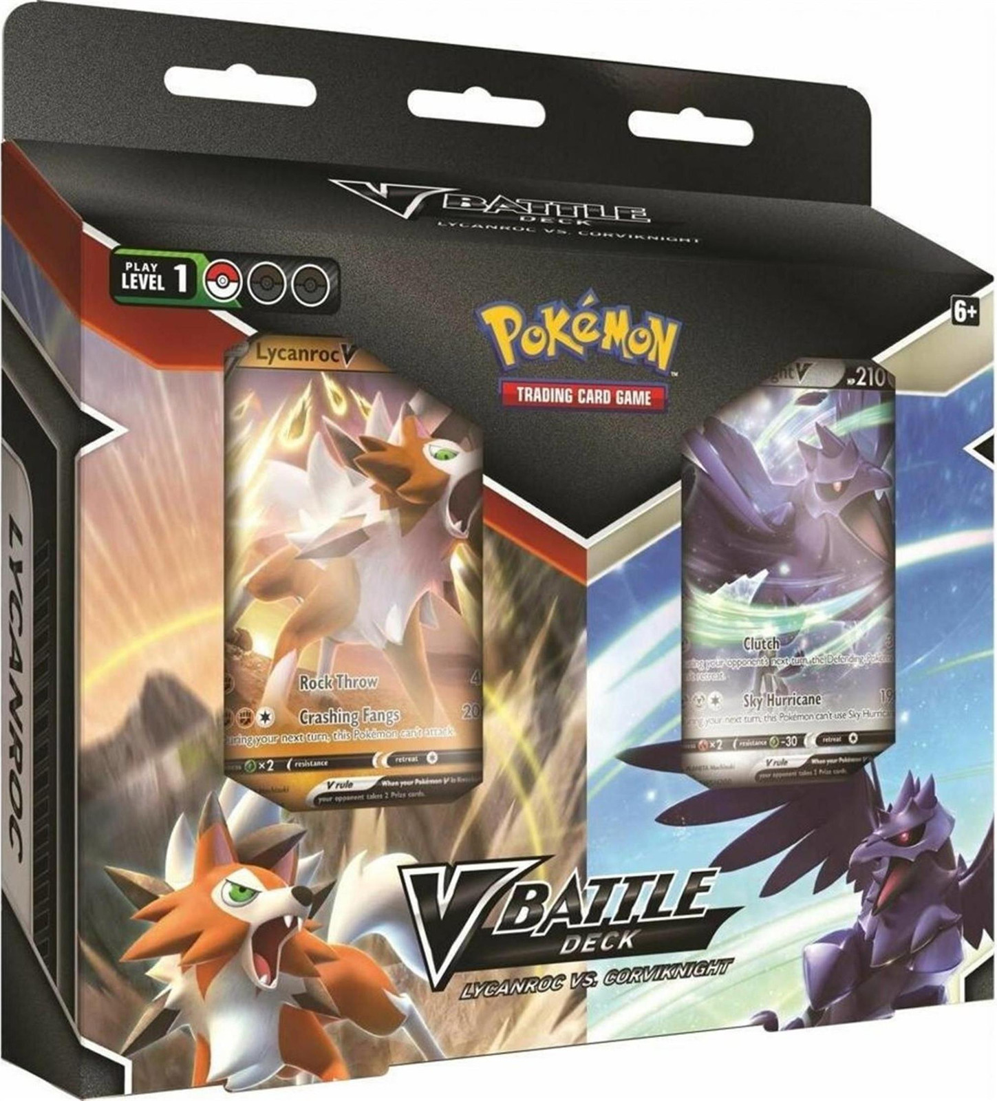 ACD Distribution PKM V Battle Deck Lycanroc/Corviknight kaartspel voor kinderen vanaf 6 jaar