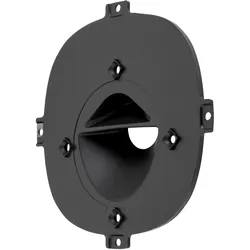 SG LEUCHTEN Reflektor schwarz sym direkt matt 000790 Kunststoff 105,5x105,5x17,85mm