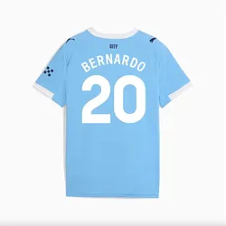 Puma Manchester City Heimtrikot 2025/26 Kinder hellblau/weiß 152-Bernardo 20