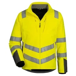 Warnschutz Steppjacke - L - gelb/grau