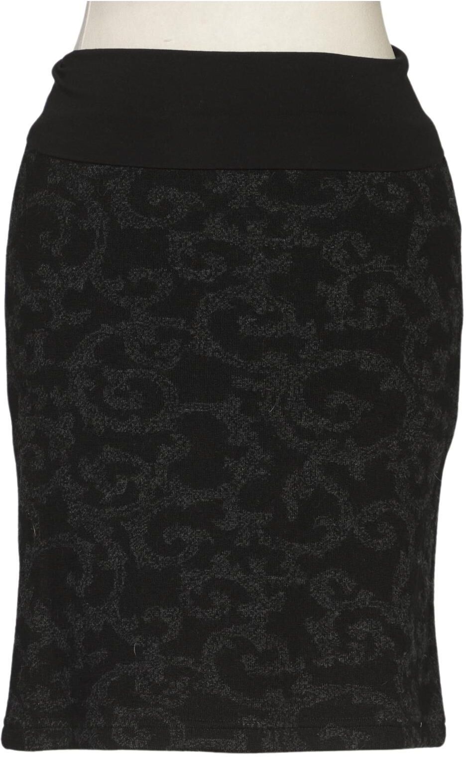 Mufflon Damen Rock, Schwarz, Gr. S, Merino - Second Hand