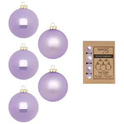 24 Weihnachtskugeln 3cm Glas Christbaumkugeln Weihnachtsbaumkugeln Lilac Breeze