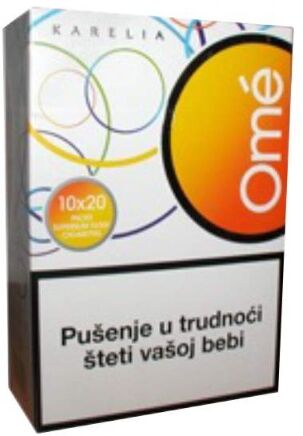 Ome Karelia Omé Yellow Superslims - 1 cartouche (10x20)