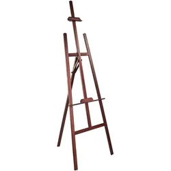 SPRINTIS Staffelei Holz braun PICASSO, 22-130 cm, Leinwandständer für Ausstellung, Hochzeit und Präsentation, Kiefernholz