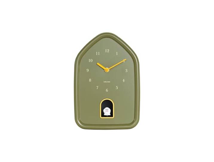 Karlsson Wanduhr Modern Doggy - Grün - 29.1x20x29.1cm