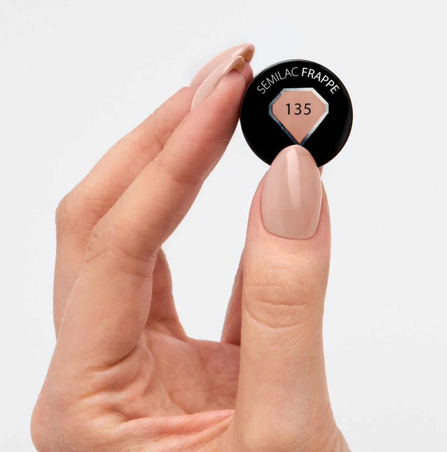 SEMILAC UV Gel Nail Polish No.135 Frappe 7ml