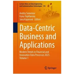 Data-Centric Business and Applications, Fachbücher von Andriy Semenov, Jana Kajanová, Iryna Yepifanova, Jana Kajanov