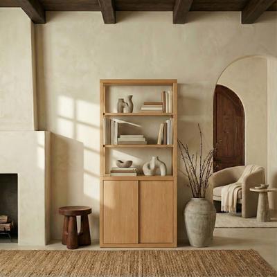 "SAFAVIEH Couture Elanna 43-Inch Wood Bookshelf - 43"" W x 15"" D x 76"" H"