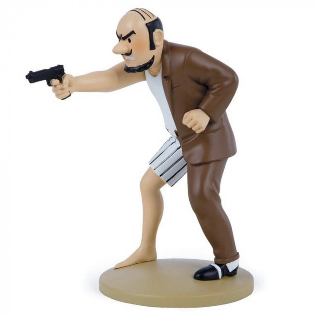 Alonzo Perez Kuifje en Bobbie beeldje voor op tafel, 12 cm