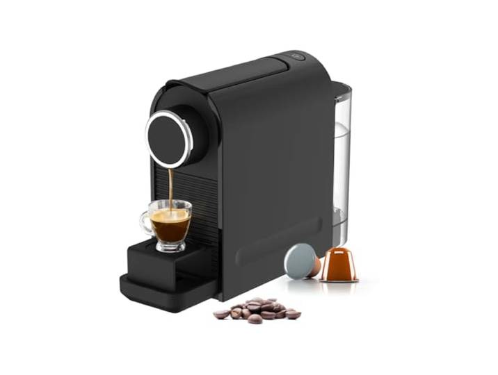 Avilia Kaffeemaschine 1400 W Druck 20 bar schwarz Kompatibel mit Standard-Kapseln, Tank 0,5 l, programmierbarer Ausgang, automatische Abschaltung, cremiger und schneller