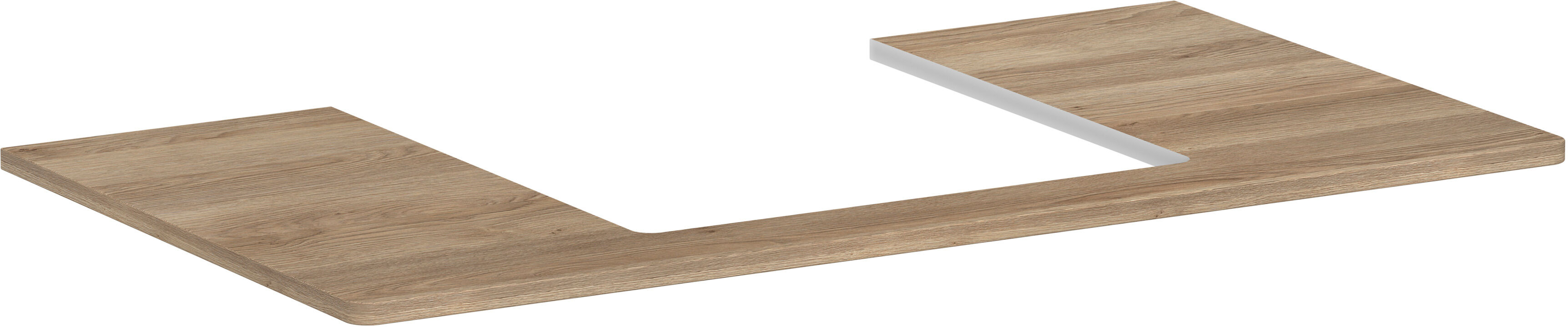 Hansgrohe Xelu Q console 54095230 980 x 550 mm, découpe 500 x 480 mm, chêne naturel