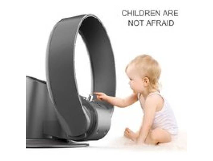ultra-silencieux sans pale Ventilateur sans feuille pale électrique télécommande sans bruit pour la maison enfant bébé