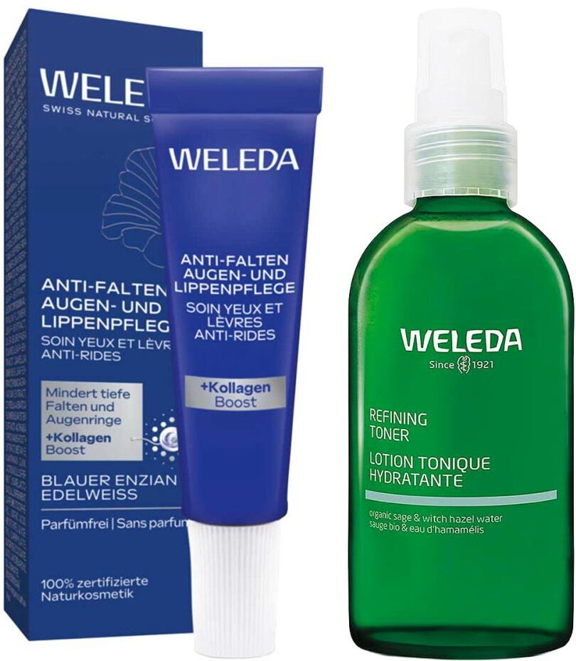 Weleda Augen- & Lippenpflege Blauer Enzian & Hydra Toner 1Set