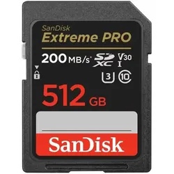 SANDISK Extreme Pro SDXC 512GB 200MB/s UHS-I