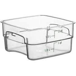 CambroCambro, 2-Liter-Dose aus Polycarbonat, transparent, 2SFSPROCW135