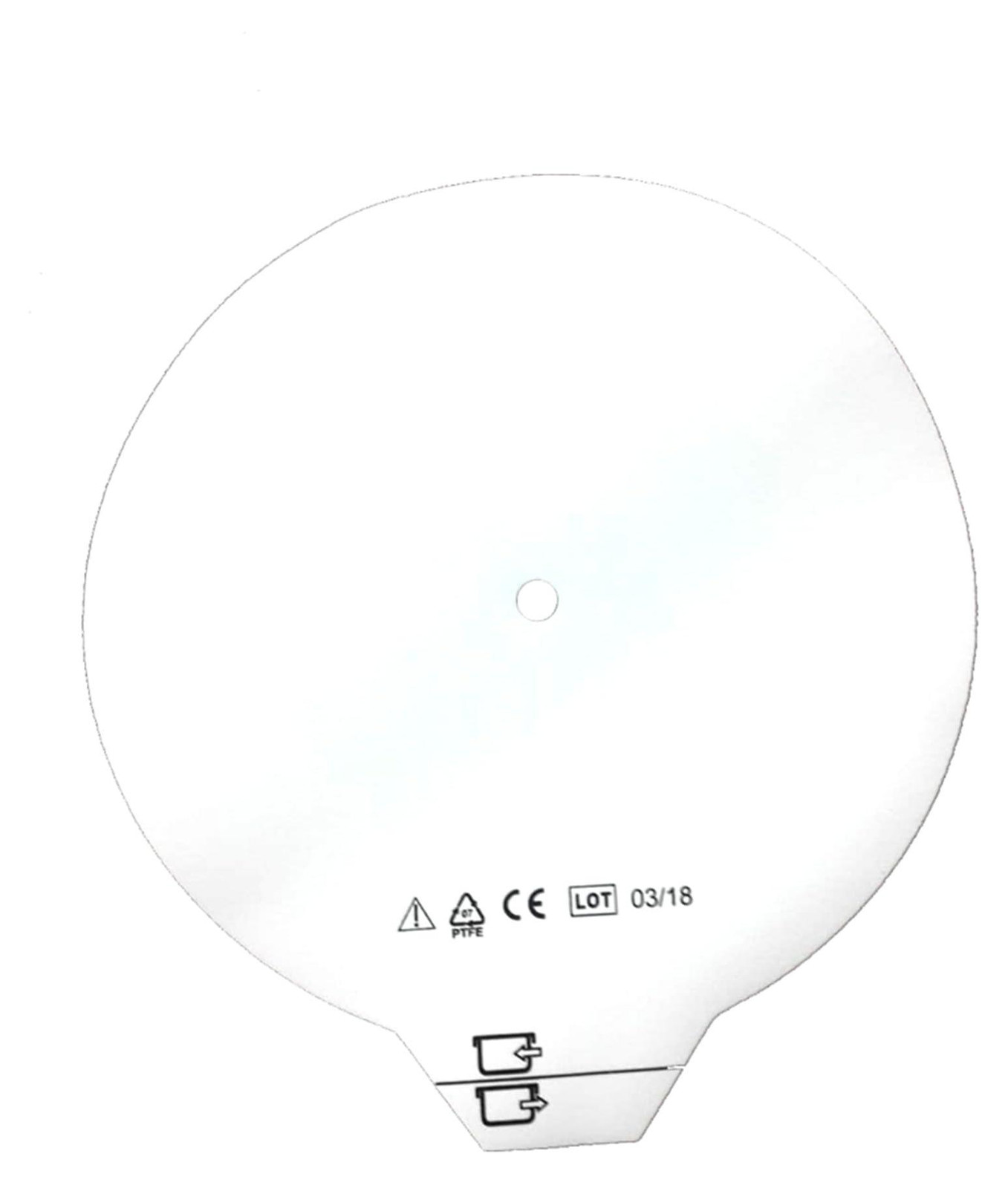 Dripio PTFE Teflon filter herbruikbaar, 19 cm, 0,75 mm dik