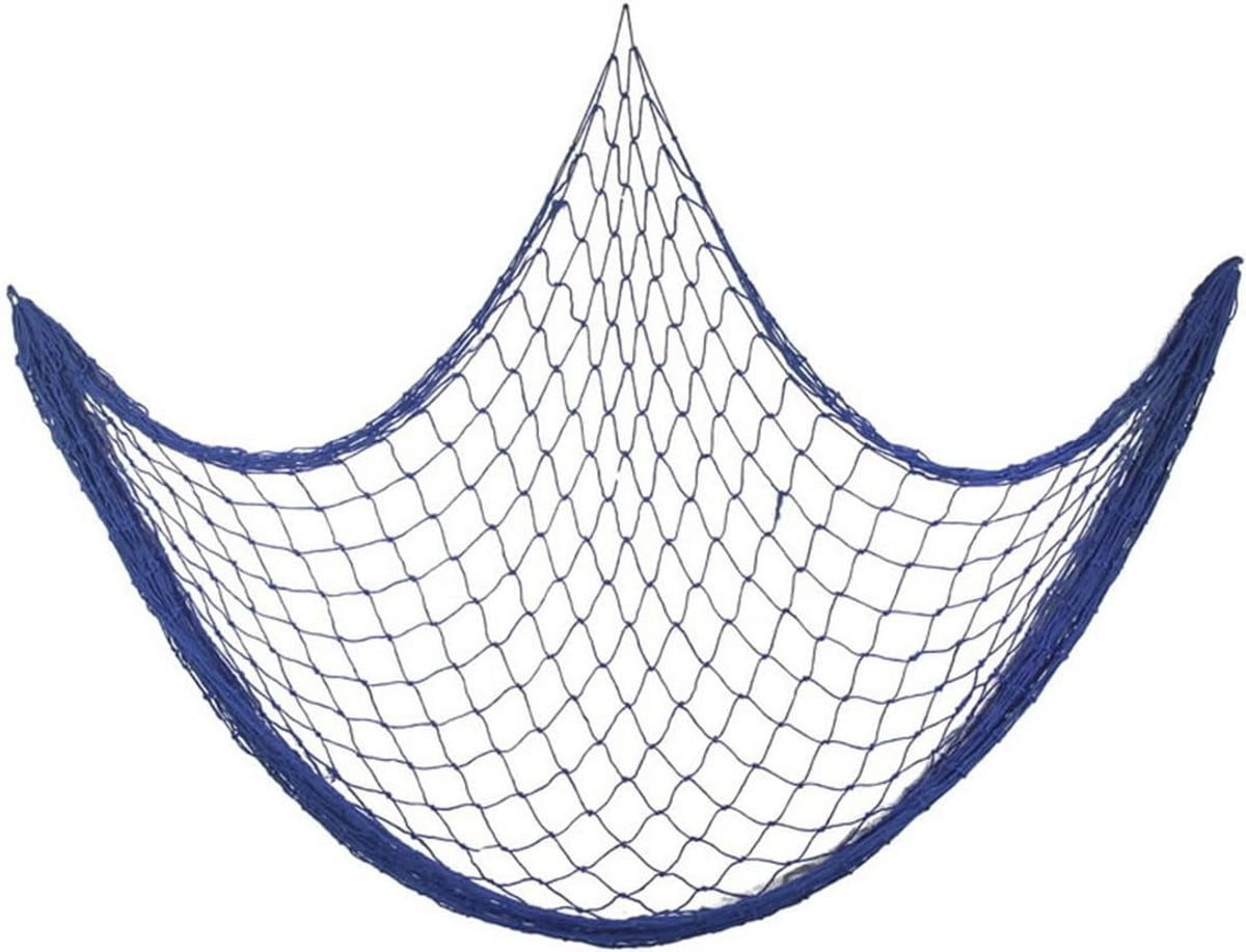 Decoratief visnet voor wanddecoratie in mediterrane stijl - 150 x 200 cm