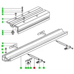 Festool Klemmmutter für Basis SAS 500