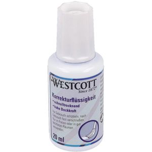 Westcott Korrekturflüssigkeit E- 743915 00, mit Pinsel, 20ml