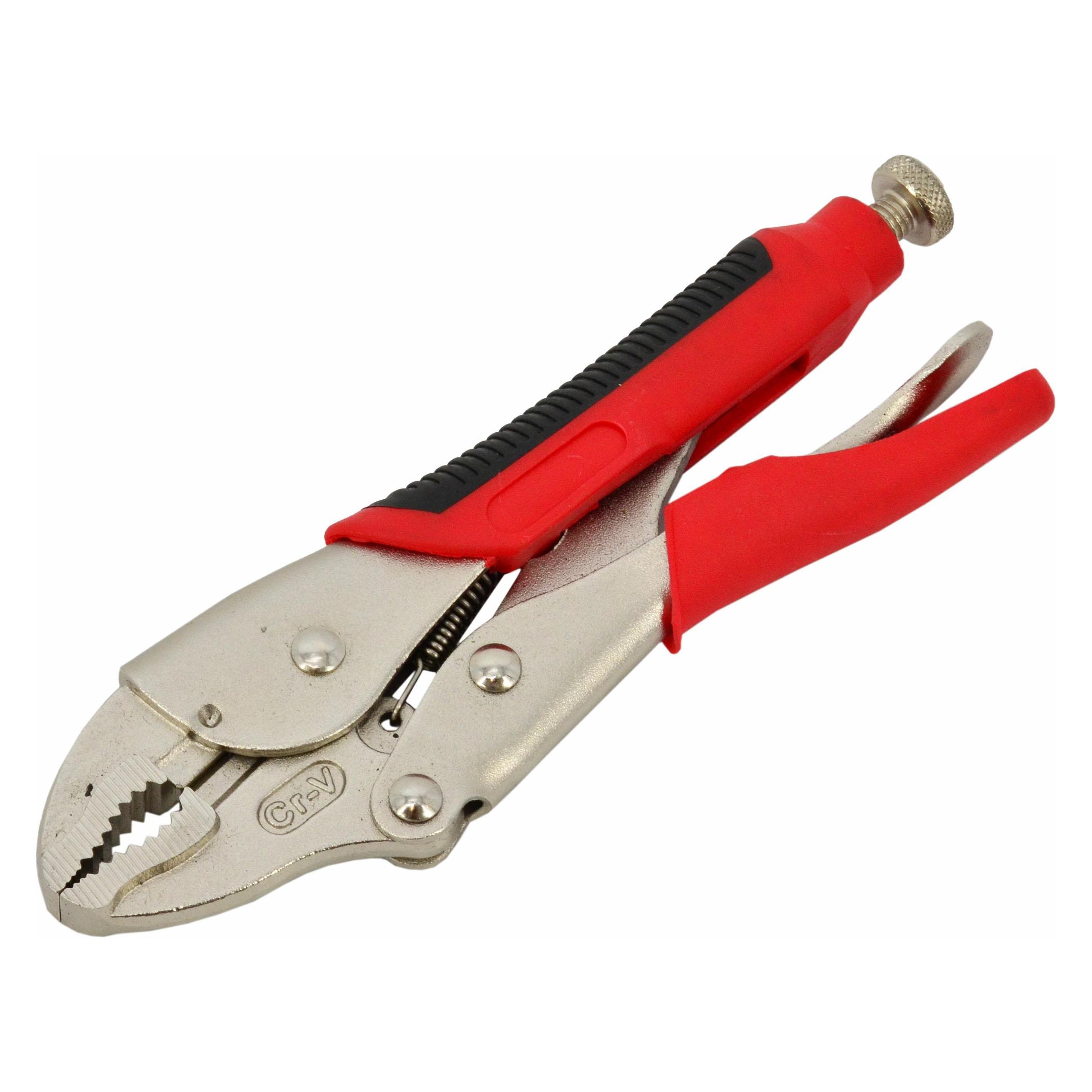 Awtools Szczypce Zaciskowe Morsea 140mm Szczęki Wygięte (140 mm) (AW31220)