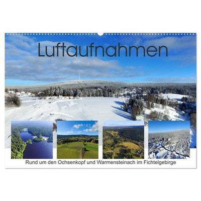 Luftaufnahmen rund um den Ochsenkopf (Wandkalender 2027 DIN A2 quer), CALVENDO Monatskalender