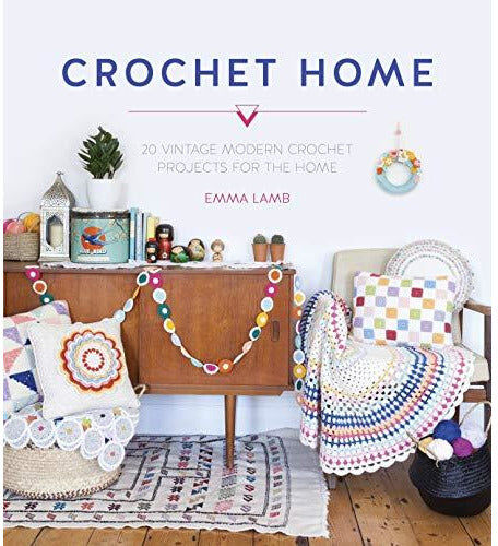 David & Charles Crochet Home - 20 vintage modern crochet projects for the home