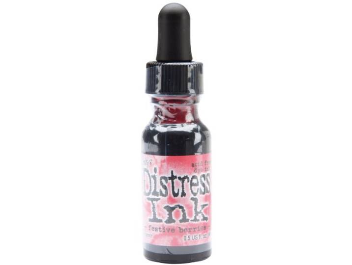 Ranger Distress Pad re-inker 5oz-festive bessen, andere, meerkleurig