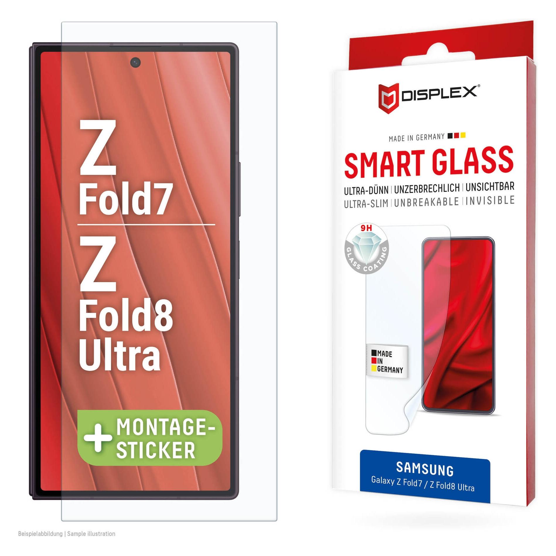Displex Smart Glass 2D (1 Stk., Samsung Galaxy Z Flip7, Samsung Galaxy Z Flip8) (02339)