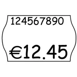 METO Preisetiketten 26,0 x 16,0 mm