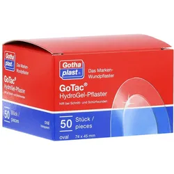 Gotac Hydrogel-pflaster 74x45 mm oval 50 St