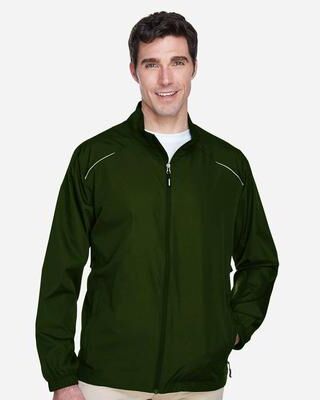 CORE365 88183 Men's Techno Lite Motivate Unlined Lightweight Jacket in Forest Green size 5XL