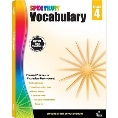 Spectrum Vocabulary, Grade 4, Taschenbuch von Spectrum, Carson Dellosa Education, 978-1-4838-1191-8
