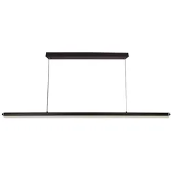 LED Pendelleuchte Hängelampe Esszimmerlampe Wohnzimmer Stahl Schwarz L 123 cm