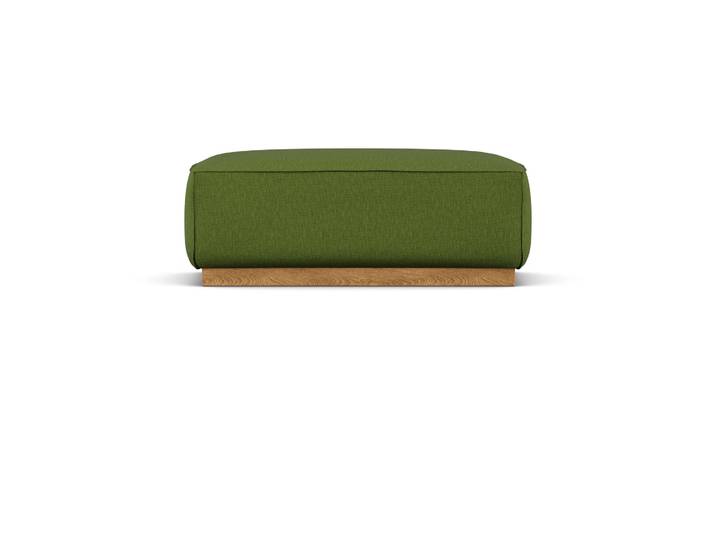 1898 Bergsdal Fußhocker Luisa green 3975-Eiche gebeizte Esche