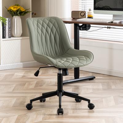 YOUNIKE Armless Home Office Desk Chairs with Wheels Rolling Task Chair