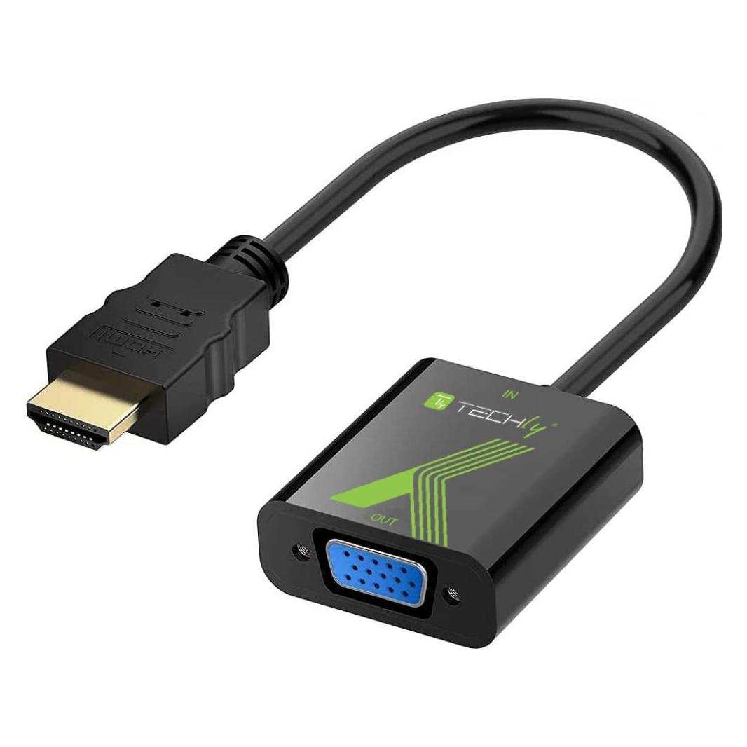Techly HDMI zu (HDMI, VGA) (IDATA-HDMI-VGA2)