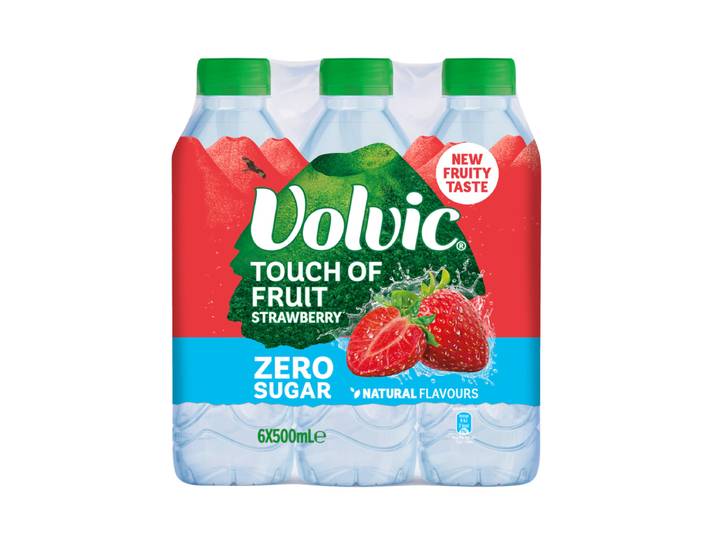 Volvic Touch of Fruit Aardbei - 6 x 500 ml