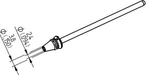 Ersa 0742ED2438H/SB Entlötspitze Konisch Spitzen-Länge 79.25mm Inhalt 1St.