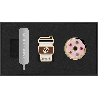 Moleskine Country Pins USA Ostküste (2er-Set), Donut + Kaffe, Nonbook von , Moleskine