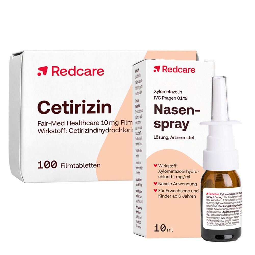 Redcare Cetirizin Fair-Med Healthcare + Xylo 0,1% Nasenspray 1 St Set