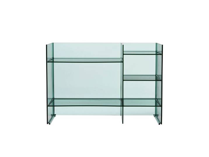 KARTELL by Laufen meuble de bain SOUND-RACK (vert acquamarina - PMMA transparent)