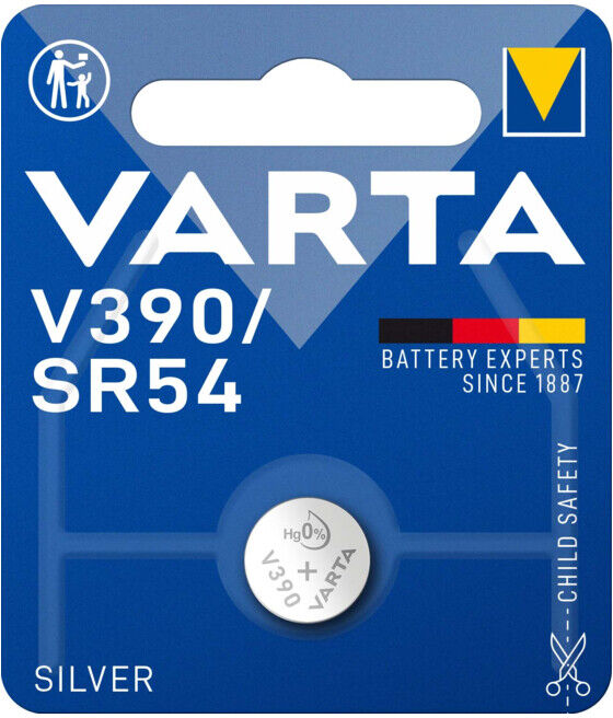 Varta Batterie Electronics V 390 1,55 V 59 mAh oxyde d'argent (00390101401)