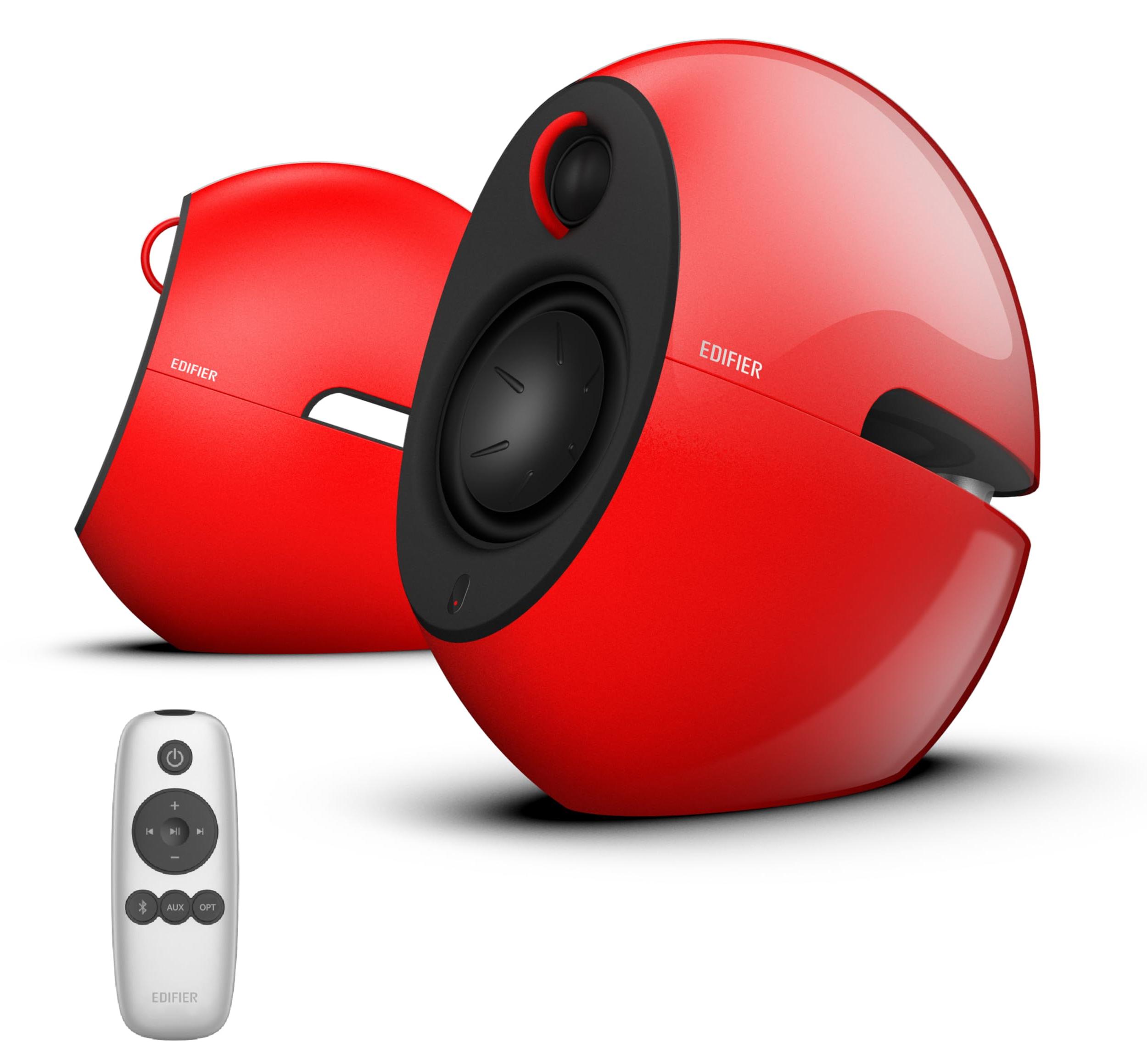 Edifier Luna HD, Verkabelt & Kabellos, 74 W, 50 - 20000 Hz, Rot