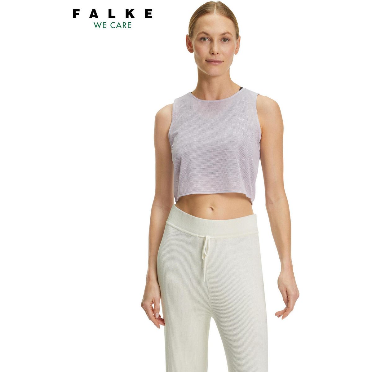 Falke Damen Yoga Tight Fit-shirt dusty iris (8241) (8241) S 36639-8241-S