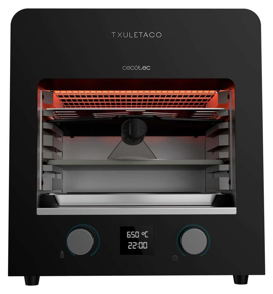 Cecotec Txuletaco 8000 Inferno Elektrische Grill, 2200W, Zwart