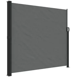 vidaXL Seitenmarkise Ausziehbar Anthrazit 180x500 cm