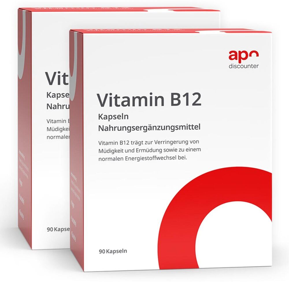 Vitamin B12 Kapseln von apodiscounter 2x 90stk