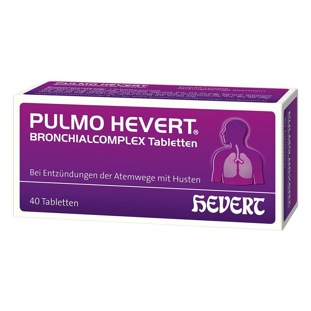 Hevert-Arzneimittel GmbH & Co. KG Pulmo Hevert Bronchialcomplex Tabletten 01213979